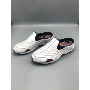 Easy Spirit Mens Travel Time 518 White Red Blue‎ Walking Shoes 11.5 Medium